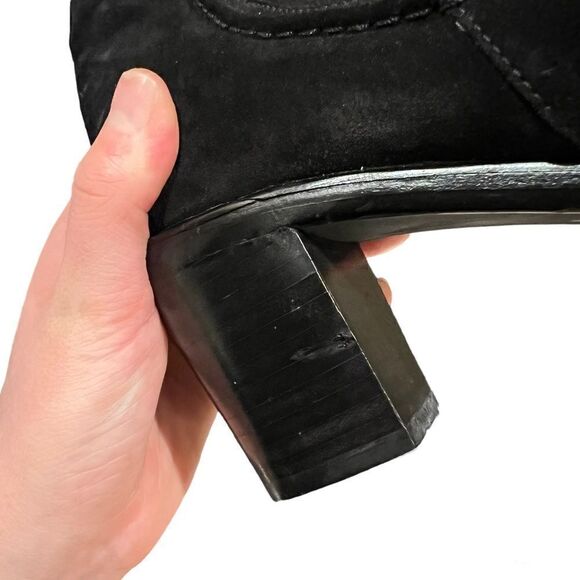 Vaneli‎ black cowboy -ish boots. Size 8M - Picture 2 of 11